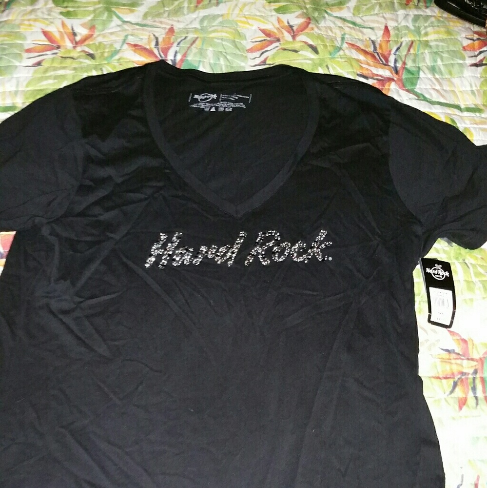 New Hardrock rhinestone t-shirt